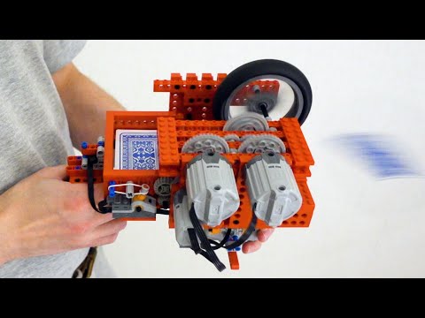 Playing Card Lego Gun - Kids (6+), Kingdom Kids Zone - Brick Experiment Channel