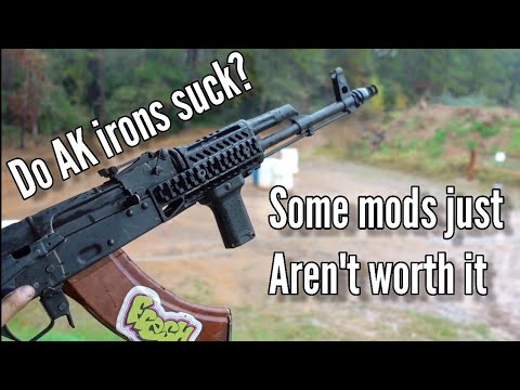 Do AK iron sights suck?