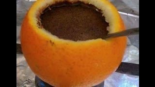 Portakal İçinde Türk Kahvesi pişirdik evde denemeyin