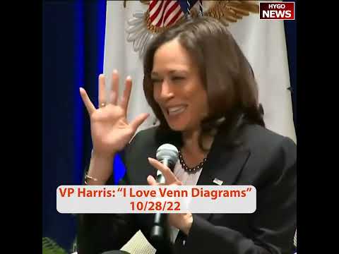 'I Love Venn Diagrams': Harris's Favorite Line, Nine Times Before the 2022 Midterms (October 28, 2022)