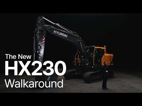 Hyundai HX230, ekskavatoriai