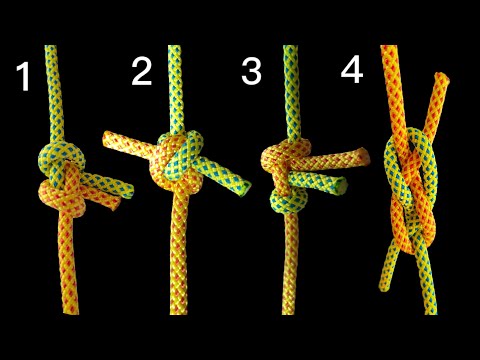 Four knot used to join the ends of two ropes #knotstips