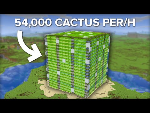 I Built Probably The Biggest Cactus Farm In Survival Minecraft