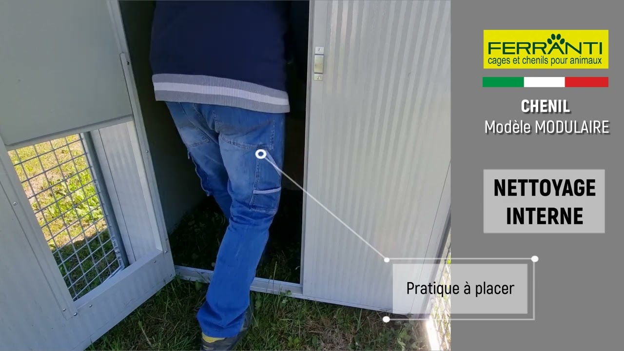 Chenil pour Chien mod  Modular Présentation