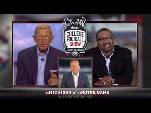Lou Holtz & Mark May - Michigan at Notre Dame // Sat, Sept, 1, 2018