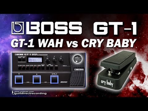 BOSS GT1 WAH vs CRY BABY GCB95 Wah Pedal