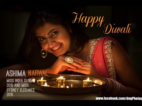 Miss India 2015( Miss Global) and Miss Sydney Elegance Ashima Narwal Diwali Message