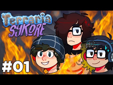 Terraria SyKore - Episode 01 (Ft. Cheez-It, ImJustJR + Rosswell!)