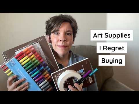 Art Supplies I Regret Buying Last Year | Top 10 Biggest Regrets