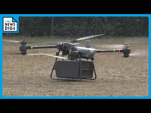 ドローンを使って｢燃料｣などの物資運ぶ実証調査 南海トラフ巨大地震などの災害時に山間部で集落が孤立したことを想定 三重･いなべ市