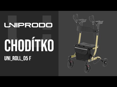 video - B-zboží Chodítko - barva šampaňská - 136 kg - 1 050–1 150 mm