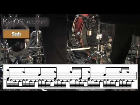 ★ Advanced Drum Lesson ★ Thomas Lang Double Bass Transcription
