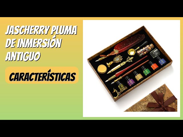 Vídeo relacionado con Joyeee Juego de bolígrafo y tinta de 16 piezas, bolígrafo de inmersión y sello de cera antiguo, con caja de regalo retro, amantes de la escritura a mano caligrafía, regalo de cumpleaños #80