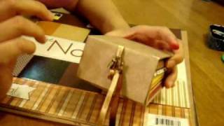 Mini Album Jewelry Box with binding technique