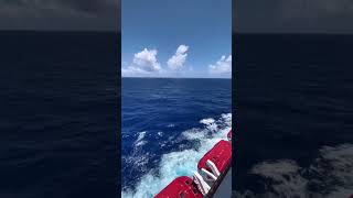 Norwegian Cruise Balcony While At Sea 🛳️ #cruiseship #balcony #oceanwaves