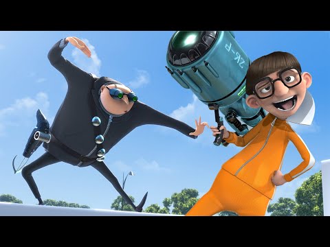 Gru Rouba o Raio Encolhedor! | Meu Malvado Favorito (2010) | Desenhos Animados em Português