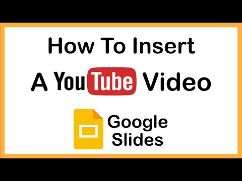 Google Slides: How To Insert A YouTube Video *2022*