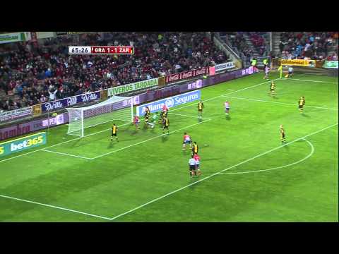 La Liga | Gol de Mainz (2-1) en el Granada CF - Real Zaragoza | 29-11-2012 | J5