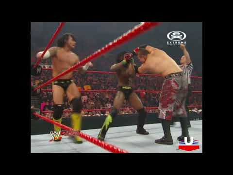 WWE Raw 15.12.2008: Kofi Kingston & CM Punk vs. The Miz & John Morrison - PL