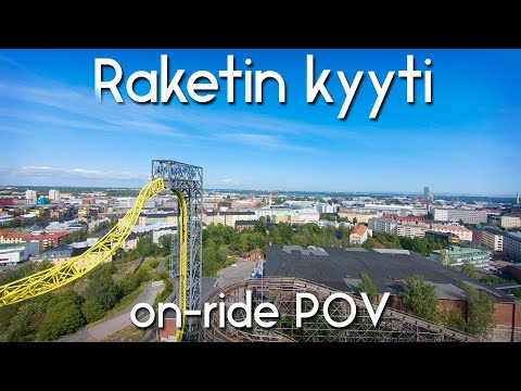 Raketin kyyti - on-ride POV - Linnanmäki (4K)