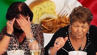 Italian Grandmas Try Frozen Pasta