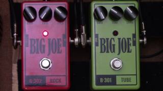 Video thumbnail for Big Joe Stompbox Company B-302 Rock & B-301 Tube Overdrive & Distortion Pedals by Simon Smith