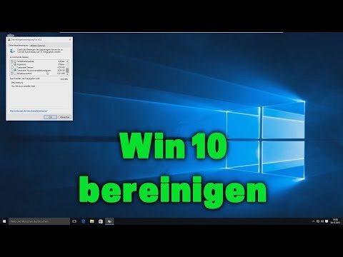Windows 10 Datenträgerbereinigung - einfach Speicherplatz schaffen / aufräumen