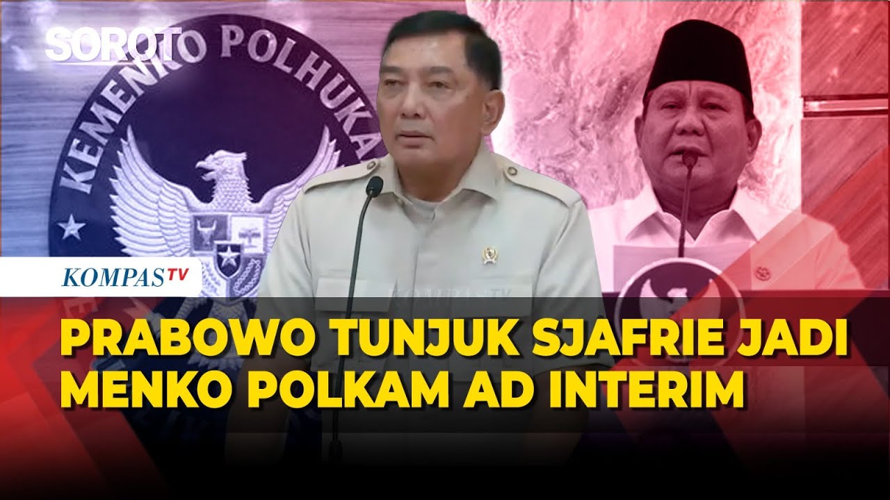[FULL] Kata Pertama Sjafrie Sjamsoeddin usai Jabat Menko Polkam Ad Interim