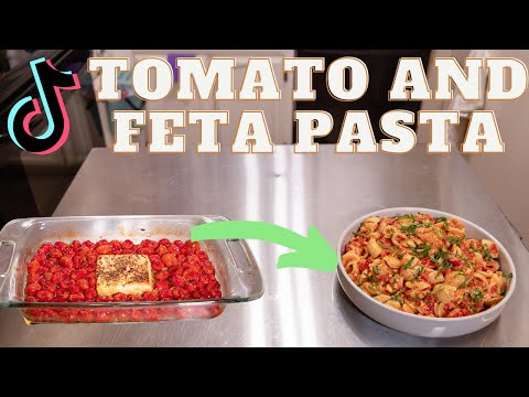 I Made the Baked Feta and Tomato Pasta from TIKTOK \\ Feta and Tomato Pasta