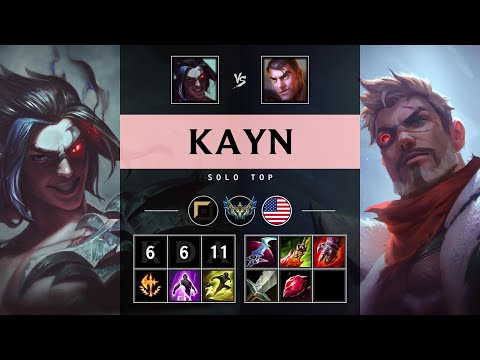Kayn Top vs Jayce - NA Challenger Patch 25.15