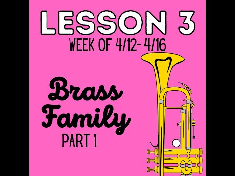 RGSARGSA Music Lesson 3: Brass Instruments
