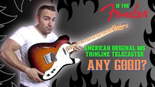 Video thumbnail for Is The Fender American Original 60s Thinline Telecaster Any Good? by Cryptic Mask Guitar