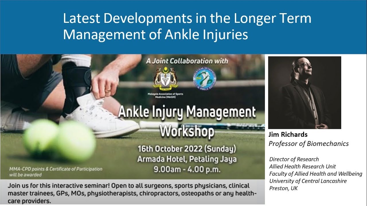 Latest Developments in the Longer-Term Management of Ankle Injuries [3/3] | Enovis Webinar