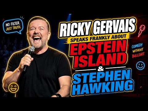 Ricky Gervais Speaks Frankly About Epstein Island & Stephen Hawking 😳