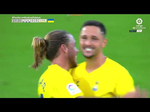 Gol de Florin Andone en el SD Ponferradina 0 UD Las Palmas 1 | Audio: Dani Fernandez | J11 22-23