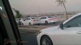 The jam was hectic 🤪# Riyadh city#eveningdrive#beautifullksa