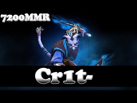 Dota 2 - Cr1t- 7200 MMR Plays Rikimaru - Ranked Match Gameplay