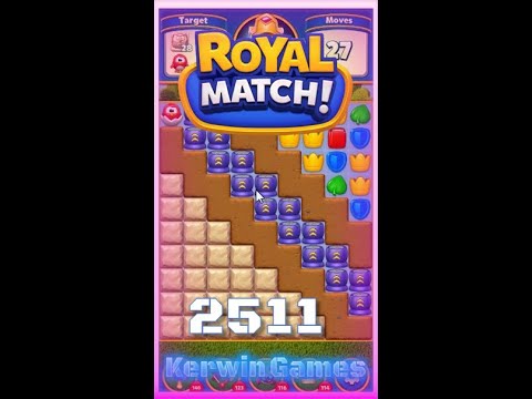 Royal Match Level 2511 - No Boosters Gameplay