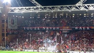 preview picture of video 'Curva Nord Genoa, Stadio Luigi Ferraris, Genoa, Italy, Europe'