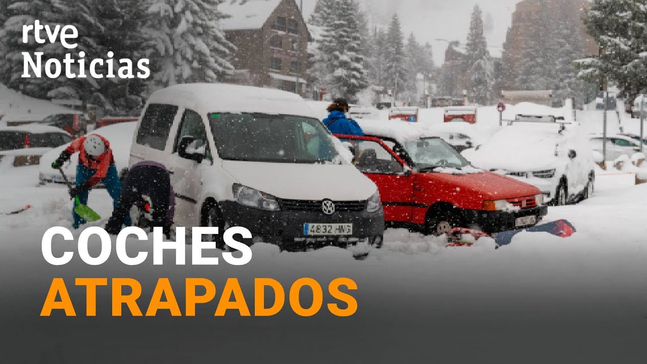 TEMPORAL: Deja FUERTE VIENTOS y NEVADAS y afecta a MEDIO CENTENAR de CARRETERAS | RTVE Noticias