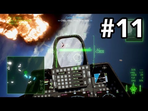 Ace Combat 7 4K PC ULTRA GRAPHICS! Mission #11: "Fleet Destruction" Walkthrough
