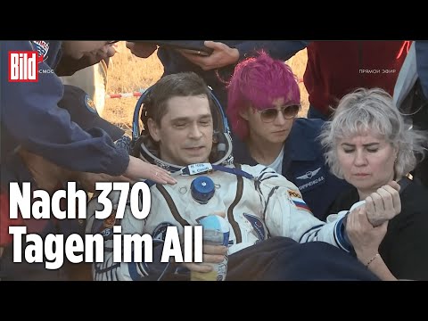 ISS Astronauten sind zurück: Kosmonauten müssen wieder laufen lernen