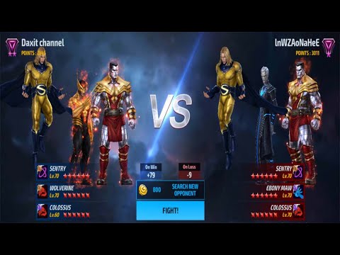 WOLVERINE PHOENIX (ctp regen) VS SENTRY TIMELINE BATTLE | MARVEL FUTURE FIGHT