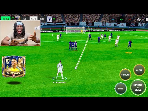 12th Man UTOTY C.Ronaldo Powerful Driven Free-Kick is INSANE | FC MOBILE