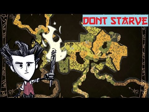 Exploring The Map - DON'T STARVE (Gameplay) Time-lapse