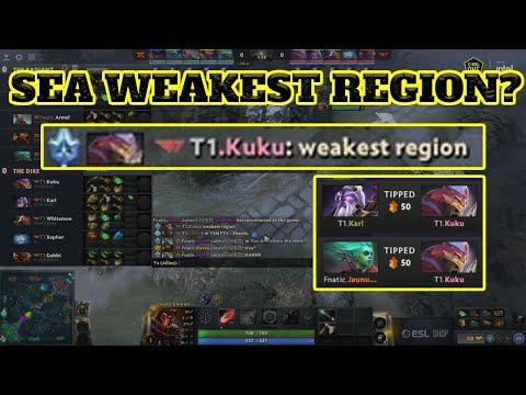 T1 VS FNATIC ALL CHAT | SEA REGION | ESL ONE STOCKHOLM 2022