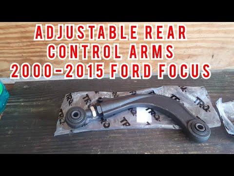 Installing adjustable rear upper control arms 2000-2015 Ford Focus