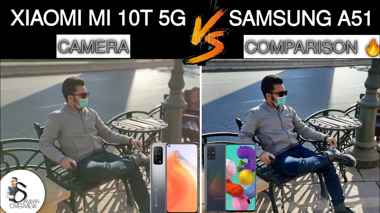 XIAOMI MI 10T 5G VS SAMSUNG GALAXY A51 CAMERA COMPARISON | FAMOUS PHONE COMPARISON 🔥 📸