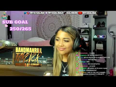Mya Salina REACTS to "Bandmanrill - Forever (Official Music Video)"