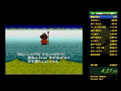 Shin Megami Tensei if… Any%RTA  2：17：17